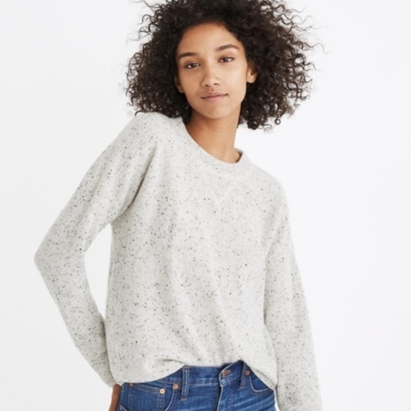 madewell cashmere sweatshirt